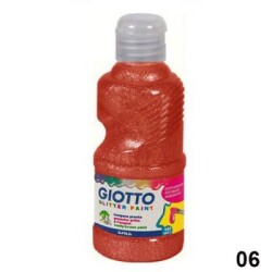 Giotto Glitter Paint Simli Boya 250 ml. KIRMIZI - 1