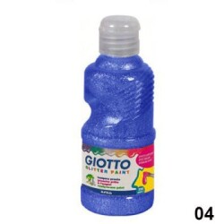 Giotto Glitter Paint Simli Boya 250 ml. MAVİ - 1