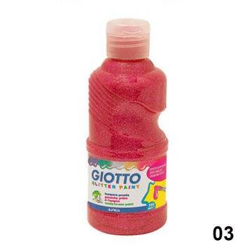 Giotto Glitter Paint Simli Boya 250 ml. PEMBE - 1