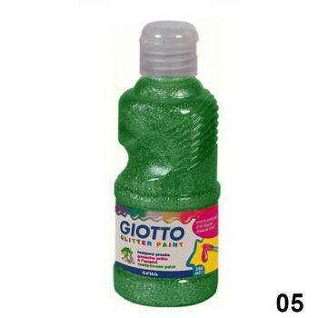 Giotto Glitter Paint Simli Boya 250 ml. YEŞİL - 1