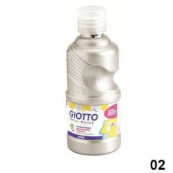 Giotto Metal Paint Metalik Boya 250 ml. GÜMÜŞ - 1