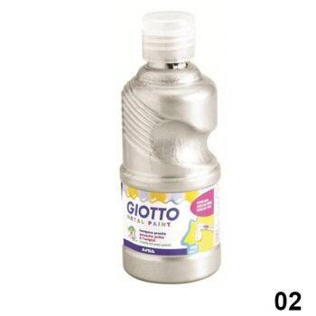 Giotto Metal Paint Metalik Boya 250 ml. GÜMÜŞ - 1