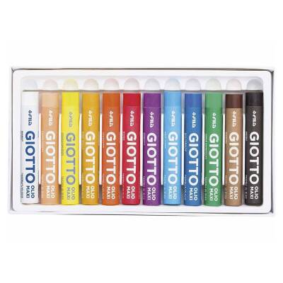 Giotto Olio Maxi Yağlı Pastel Boya 12 Renk - 1