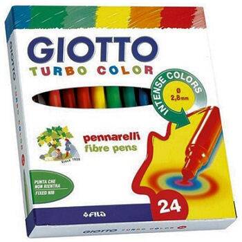 Giotto Turbo Color Keçeli Boya Kalemi 24 Renk - 1