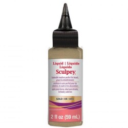 Gold Liquid Sculpey (Altın Rengi Sıvı Polimer Kil) 59 ml. - 1