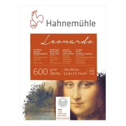 Hahnemühle Leonardo Rough Suluboya Blok 30x40 cm. 600 gr. 10 yp. - 1