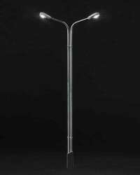 İki Taraflı Elektrikli Metal Yol Lambası 1/50 2 Adet - Eshel