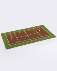 İnsan Figürleri ve Tenis Oyun Alanı 1/75 2 Adet - Eshel