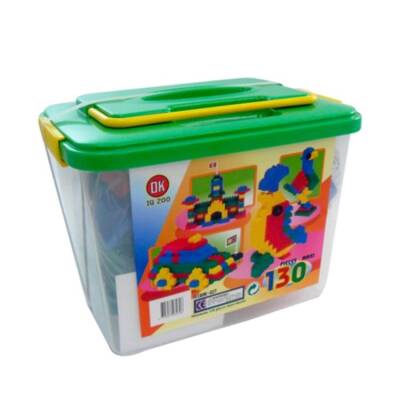 IQ OK Eğitici Jumbo Blok 130 Parça (Kutulu) - 1