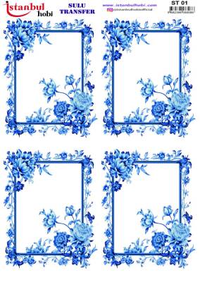 İstanbul Hobi Sulu Transfer 25x35 cm ST 01 - 1