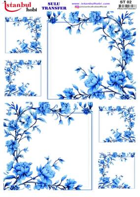 İstanbul Hobi Sulu Transfer 25x35 cm ST 02 - 1