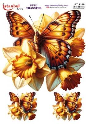 İstanbul Hobi Sulu Transfer 25x35 cm ST 1186 - 1