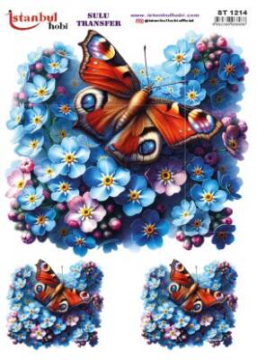 İstanbul Hobi Sulu Transfer 25x35 cm ST 1214 - 1