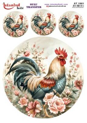İstanbul Hobi Sulu Transfer 25x35 cm ST 1351 - 1