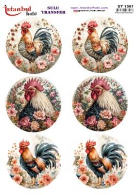 İstanbul Hobi Sulu Transfer 25x35 cm ST 1361 - 1