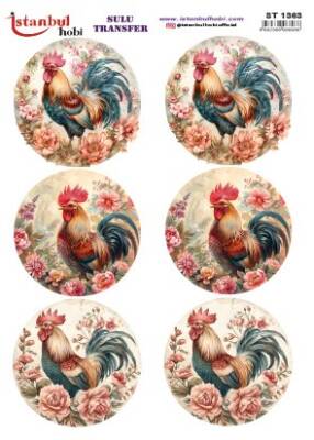 İstanbul Hobi Sulu Transfer 25x35 cm ST 1363 - 1