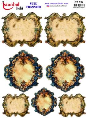 İstanbul Hobi Sulu Transfer 25x35 cm ST 137 - 1