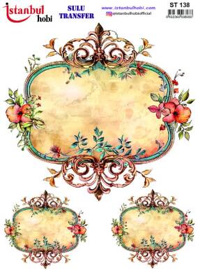 İstanbul Hobi Sulu Transfer 25x35 cm ST 138 - 1