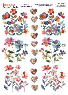 İstanbul Hobi Sulu Transfer 25x35 cm ST 1387 - 1