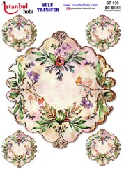 İstanbul Hobi Sulu Transfer 25x35 cm ST 139 - 1