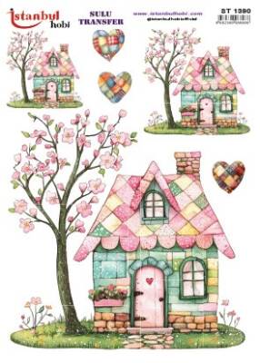 İstanbul Hobi Sulu Transfer 25x35 cm ST 1390 - 1