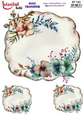 İstanbul Hobi Sulu Transfer 25x35 cm ST 143 - 1