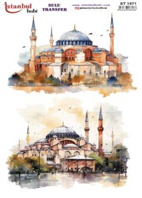 İstanbul Hobi Sulu Transfer 25x35 cm ST 1571 - 1