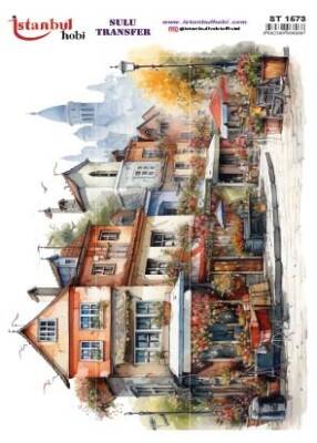 İstanbul Hobi Sulu Transfer 25x35 cm ST 1573 - 1