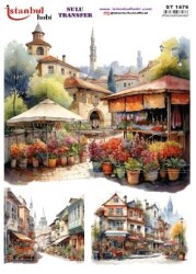 İstanbul Hobi Sulu Transfer 25x35 cm ST 1575 - 1