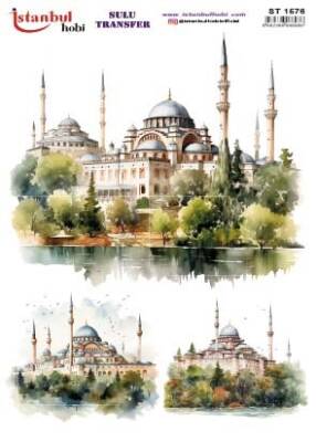 İstanbul Hobi Sulu Transfer 25x35 cm ST 1576 - 1