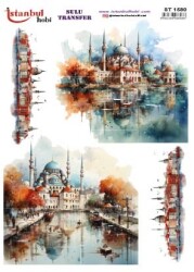 İstanbul Hobi Sulu Transfer 25x35 cm ST 1580 - 1