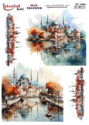 İstanbul Hobi Sulu Transfer 25x35 cm ST 1580 - 1