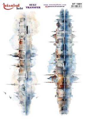 İstanbul Hobi Sulu Transfer 25x35 cm ST 1581 - 1