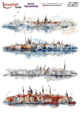 İstanbul Hobi Sulu Transfer 25x35 cm ST 1582 - 1