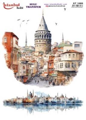 İstanbul Hobi Sulu Transfer 25x35 cm ST 1583 - 1