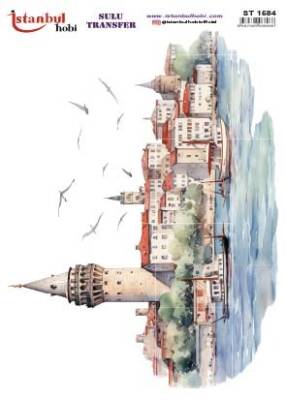 İstanbul Hobi Sulu Transfer 25x35 cm ST 1584 - 1