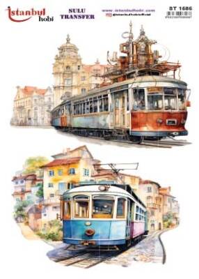 İstanbul Hobi Sulu Transfer 25x35 cm ST 1585 - 1
