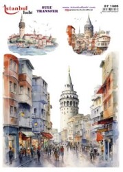 İstanbul Hobi Sulu Transfer 25x35 cm ST 1586 - 1