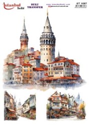 İstanbul Hobi Sulu Transfer 25x35 cm ST 1587 - 1