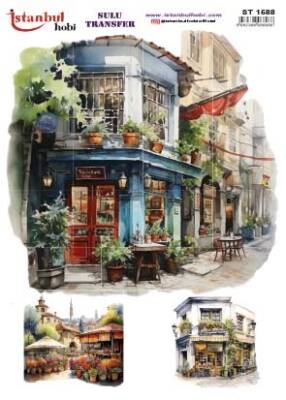 İstanbul Hobi Sulu Transfer 25x35 cm ST 1588 - 1