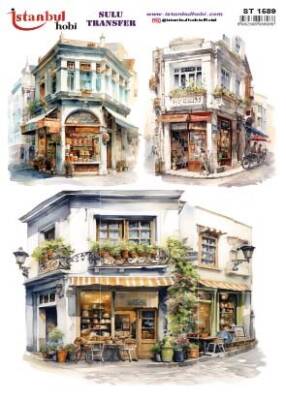 İstanbul Hobi Sulu Transfer 25x35 cm ST 1589 - 1