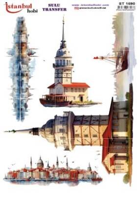 İstanbul Hobi Sulu Transfer 25x35 cm ST 1590 - 1