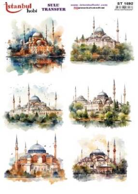 İstanbul Hobi Sulu Transfer 25x35 cm ST 1592 - 1