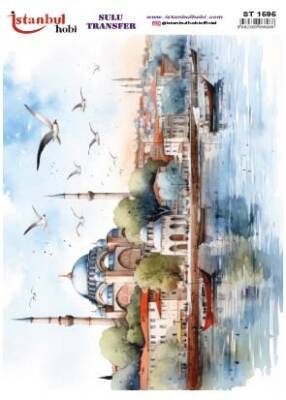 İstanbul Hobi Sulu Transfer 25x35 cm ST 1595 - 1