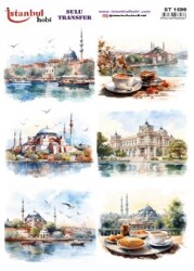 İstanbul Hobi Sulu Transfer 25x35 cm ST 1599 - 1