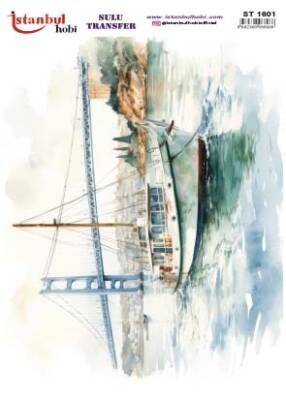 İstanbul Hobi Sulu Transfer 25x35 cm ST 1601 - 1