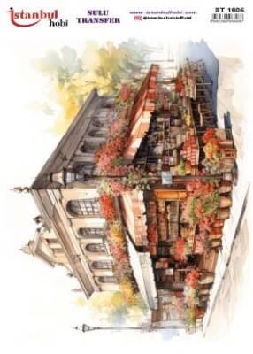İstanbul Hobi Sulu Transfer 25x35 cm ST 1605 - 1