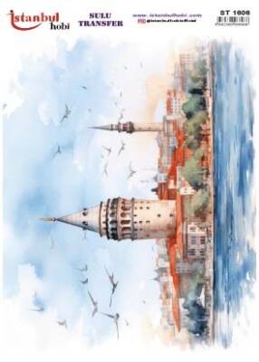İstanbul Hobi Sulu Transfer 25x35 cm ST 1606 - 1