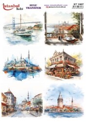İstanbul Hobi Sulu Transfer 25x35 cm ST 1607 - 1