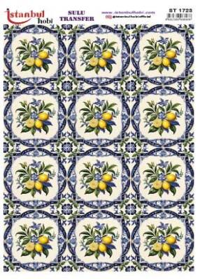 İstanbul Hobi Sulu Transfer 25x35 cm ST 1723 - 1